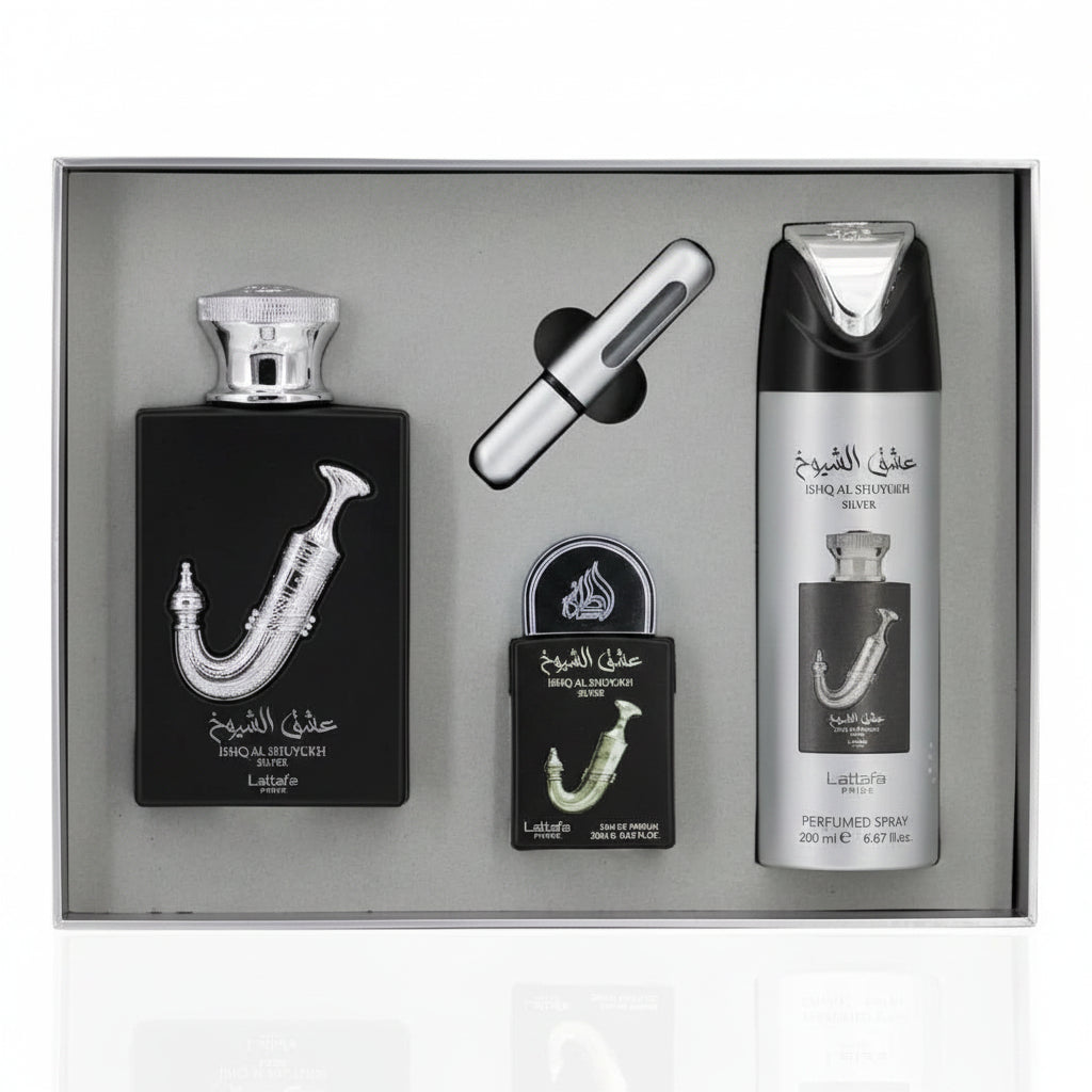 Ishq Al Suyukh Gift Set - 3pc(edp ++deo ) - Lattafa Pride - 100ml