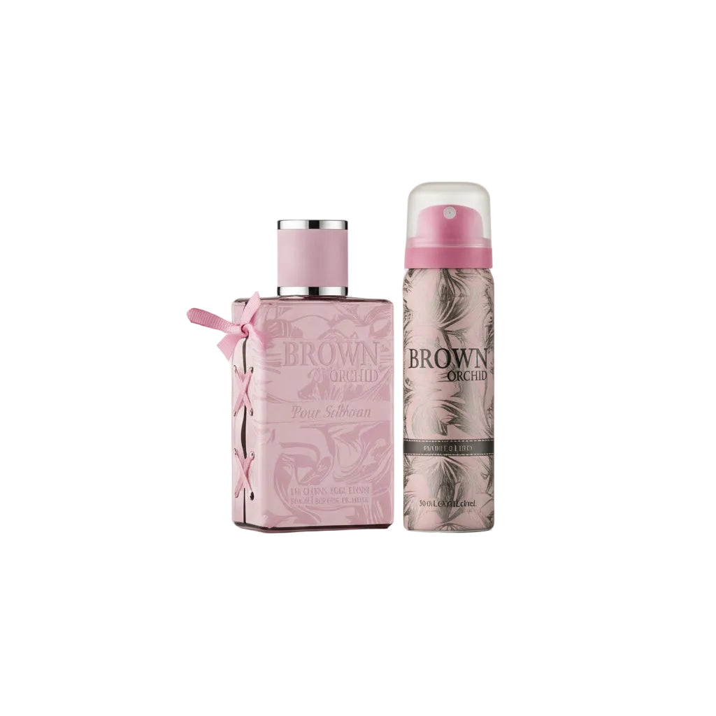 Brown Orchid Rose Edition + Déodorant - Fragrance World - 100ml