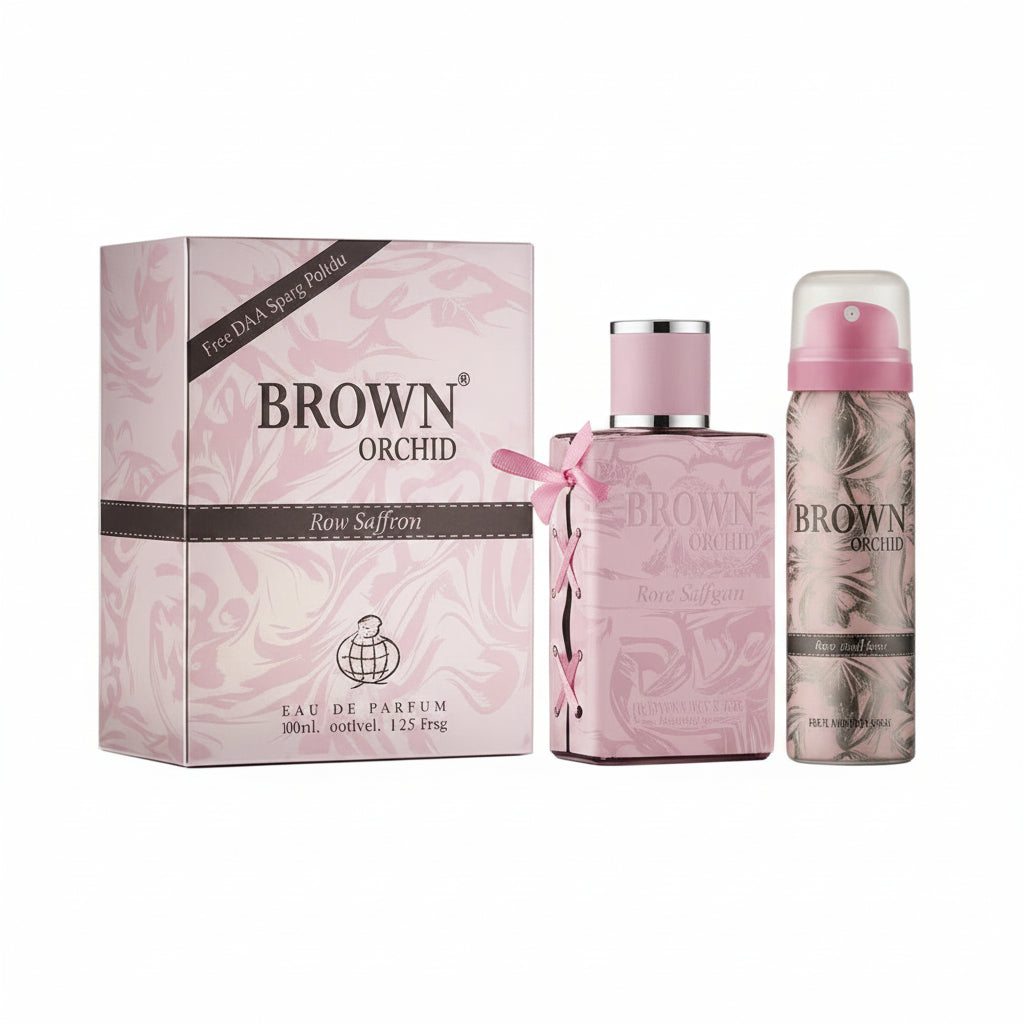 Brown Orchid Rose Edition + Déodorant - Fragrance World - 100ml