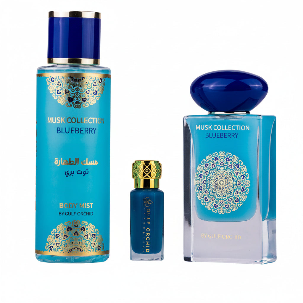 Giftset Musk Collection Blueberry 3pcs - Gulf Orchid