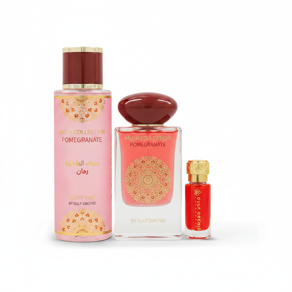 Giftset Musk Collection Pomegrenate 3pcs - Gulf Orchid