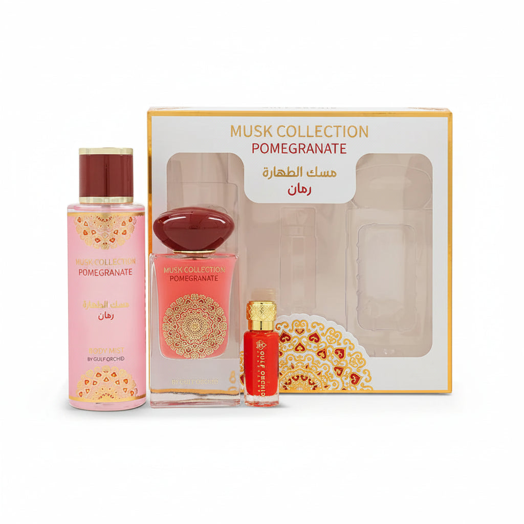 Giftset Musk Collection Pomegrenate 3pcs - Gulf Orchid